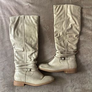 Light Beige Boots